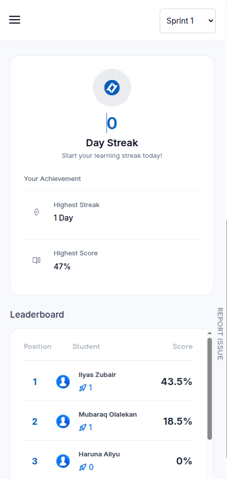 Evosch dashboard preview